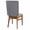 Grey, variant on Navy Blue Pure Color Chair Back Covers, Aesthetics Contemporary Luxury Removable Chair Covers for Dining Chairs Set of 6, Washable Chairs Slipcovers Back Seat Protector for Wedding Party 19"x20"