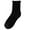 Black, variant on PMVFHDE Women's Fall Winter Lined Thick Warm Long Sleep Socks, High Home Floor Solid Color Socks, Cozy Socks for Indoor Comfort White,One Size
