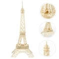thumbnail image 4 of BEADCEST 1 Set Castle Building Toy Wood Beige Educational Toy for Parents Imagination Improvement, 4 of 8