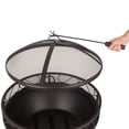 thumbnail image 4 of Pleasant Hearth OFW295R Bellora Burning Wood Fire Pit, 4 of 7