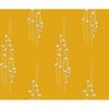 Drew Barrymore Flower Home Gingko Mustard Yellow Peel & Stick Botanical Wallpaper