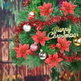 thumbnail image 5 of Deago 24 Pcs 5.9 in Christmas Tree Decorations Glitter Poinsettia Artificial Flowers for Xmas Tree Ornaments (Gold), 5 of 9