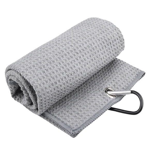 Toalla plegable en tres partes | Tejido de microfibra | Estampado | Gancho de seguridad resistente | 3 colores disponibles