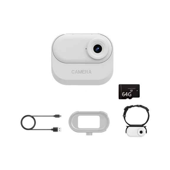 1080p High-Definition Wearable Camera Magnetic Charging Action Camera For pet Riders Vloggers Compact Lightweight Build