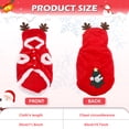 thumbnail image 4 of Methold Ropa roja de Navidad para mascotas con buena relación calidad-precio, ropa cómoda y elegante para perros pequeños Ropa para mascotas, 4 of 6