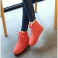 thumbnail image 6 of Autumn and Winter Student Snow Boots Women's Short Boots Snow Boots lace-up Flat-Heeled Korean Fashion Cotton Shoes, 6 of 10