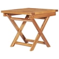 thumbnail image 4 of vidaXL Sun Loungers 2 pcs with Table and Cushion Solid Teak Wood, 4 of 5