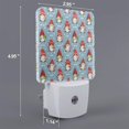thumbnail image 2 of Balery Snowflake Christmas gnome Luz Nocturna LED con Sensor Automático, Enchufe con Sensor Crepuscular, Luz Suave de 0.5W para Dormitorio, Pasillo, Baño-UK, 2 of 7
