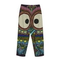 thumbnail image 5 of Sigee Boho Owl Print Women's Soft Pajama Pants - Breathable and Comfortable Lounge Sleep Bottoms with Elastic Waistband and Pockets-Small, 5 of 9