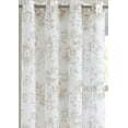 thumbnail image 2 of WARM HOME DESIGNS Sheer Floral Linen Curtains 84 Inches Long. 2 Printed Modern Farmhouse Curtains. Embroidered, Textured Flower Pattern Curtains for French, Country or Floral Decor. FLO Linen 84, 2 of 4