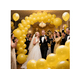 thumbnail image 4 of 100 Globos Mate Para Decoración De Fiestas, Bodas Xtellar amarillo, 4 of 4