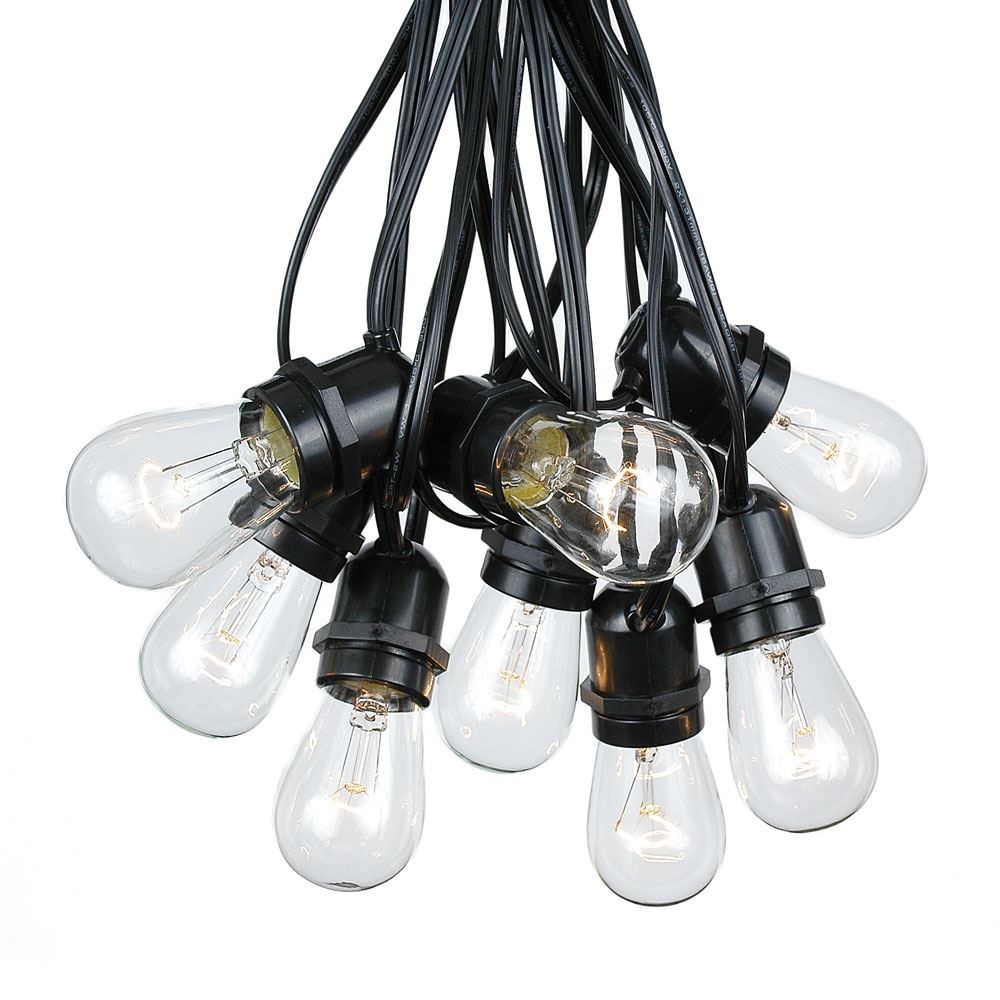 37 5 Foot S14 Edison Outdoor String Lights Commercial Grade Backyard Garden Gazebo Cafe Market Vintage Patio