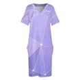 thumbnail image 3 of Vestido holgado de pared púrpura para mujer ropa femenina con bolsillos 2 0, 3 of 6