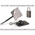 thumbnail image 2 of Computer Security Products Refrigerator Lock Fridge Freezer Security Black Combination Padlock, 2 of 7