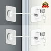 Baby Proofing, Refrigerator lock, Baby Safety Locks for Cabinets, Cabinet Locks for Babies, No Drilling Child Safety Cabinet Locks for Latching to Drawer Door Fridge Oven Toilet Seat