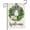 black and white, variant on Boxwood Wreath Welcome Garden Flag,Burlap Garden Flag Double Sided Summer Fall Buffalo Plaid Bow Yard Ourdoor Farmhouse Decor,Small Garden Flag 12x18 Prime