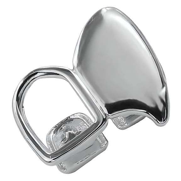DESIGNICE Plated Double Tooth Grills Grill Canine Mouth Rap Cosplay Jewelry