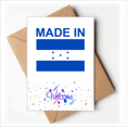 thumbnail image 1 of Honduras Country Love Welcome Back Greeting Cards Envelopes Blank, 1 of 3