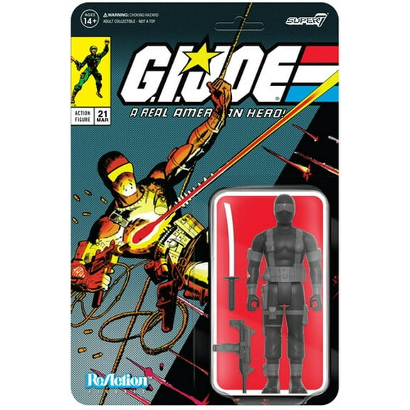 Super7 - G.I. Joe ReAction Wave 2 - Snake Eyes (Comic V.2) (SDCC Exclusive)  [COLLECTABLES] Action Figure, Figure, Collectible
