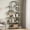Black, variant on EastVita 71 inch Bookshelf 5 Tier Bookcase Arched Display Racks Tall Bookshelf Freestanding Open Storage Shelf with Sturdy Metal Frame for Bedroom Living Room Home Office Bathroom Marble White