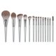thumbnail image 1 of 14 Pcs Face Powder Blush Foundation Eye Shadow Brush Makeup Brush Set Super Soft 26-27s, 1 of 5