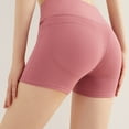 thumbnail image 6 of Women's Seamless Workout Quick-drying Yoga Biker Shorts High Waist Solid Color Athletic Gym Exercise Leggings for Women, 6 of 6