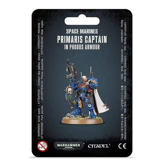 Games Workshop Warhammer 40K Space Marine Primaris Captain in Phobos Armor 48-68