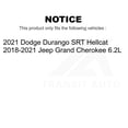 thumbnail image 2 of Positive Plus Front Rear Semi-Metallic Brake Pads Kit for Car Jeep Grand Cherokee Dodge Durango KPF-100629, 2 of 2