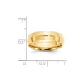 thumbnail image 3 of 14KY 6mm Knife Edge Comfort Fit Band Size 11 in 14k Yellow Gold, 3 of 3