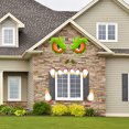 thumbnail image 4 of Halloween Monsters Face Outdoor Decoration With Eyes Fangs Nostril Garage Door Archway Entryway Car Decorations, 4 of 8