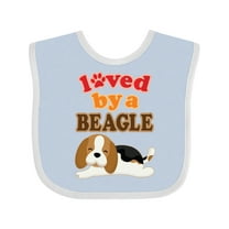 Inktastic Beagle Dog Lover Boys or Girls Baby Bib