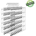 thumbnail image 2 of 6 Tier Space Saving Skirt Hangers with Clips | Heavy Duty Metal Multi-Tier Hangers for Pants, Towel, Scarf, Bra, Kitchen & Closet Organization | Pack of 8, 2 of 5