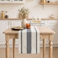 thumbnail image 5 of Sm:)e Grey Farmhouse Woven Rustic Hollow Table Runner, Boho Table Runner, Dining Kitchen Home Decor, 12x72 Inch, 5 of 11
