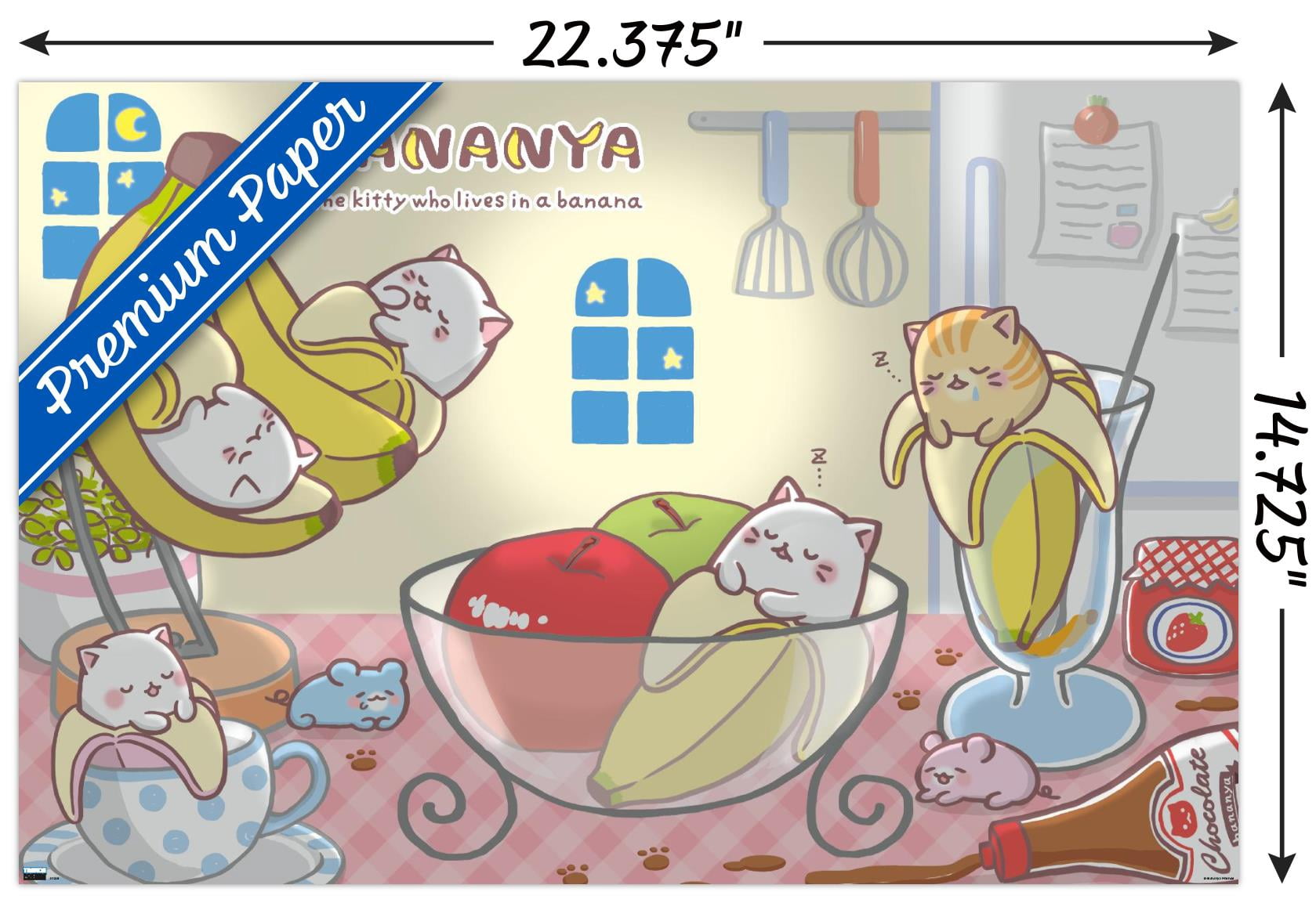 Bananya - Nap Wall Poster, 14.725" x 22.375"