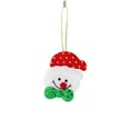 thumbnail image 2 of Christmas Deer Snowman Christmas Tree Decoration Pendant Santa Pentagram Small Hanging Ornaments, 2 of 5