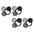 thumbnail image 2 of Black Plastic Garden Sieve Set Handheld Soil Sieves for Home Use 4Pcs Lightweight Compact, 2 of 9