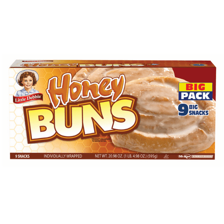 Honey Buns, 9 pk./20.98 oz. (Best Buns On The Beach)