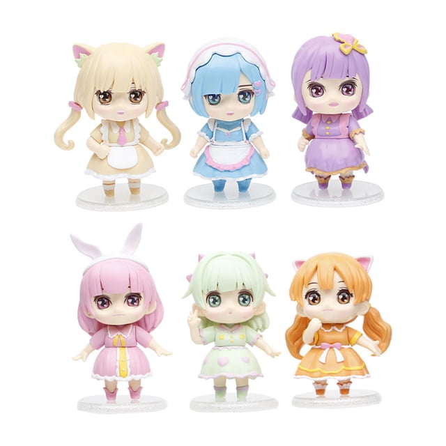 6 Figuras de Princesas Coleccionables CUTICAT Decoración para Tartas Decoración del Hogar