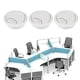 thumbnail image 2 of 12pcs Office Pc Computer Desk Grommet Cable Hole Cover 50mm Diameter (grey White), 2 of 3