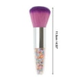 thumbnail image 2 of Unique Bargains 1 Pc Fluffy Blush Brush for Business Travel Assorted Color Pink Purple Artificial Fiber Wool Plastic, 2 of 5