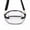 Black, variant on Oceanwell Clear Football Bag for Stadium Events, Crossbody Purse with Shoulder Strap, Game Day Bag for Concerts Sports Games