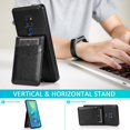 thumbnail image 2 of Funda de piel sintética estilo empresarial para Huawei Mate 20 con tarjetero, función billetera, función de soporte vertical, protección contra caídas, duradera., 2 of 5