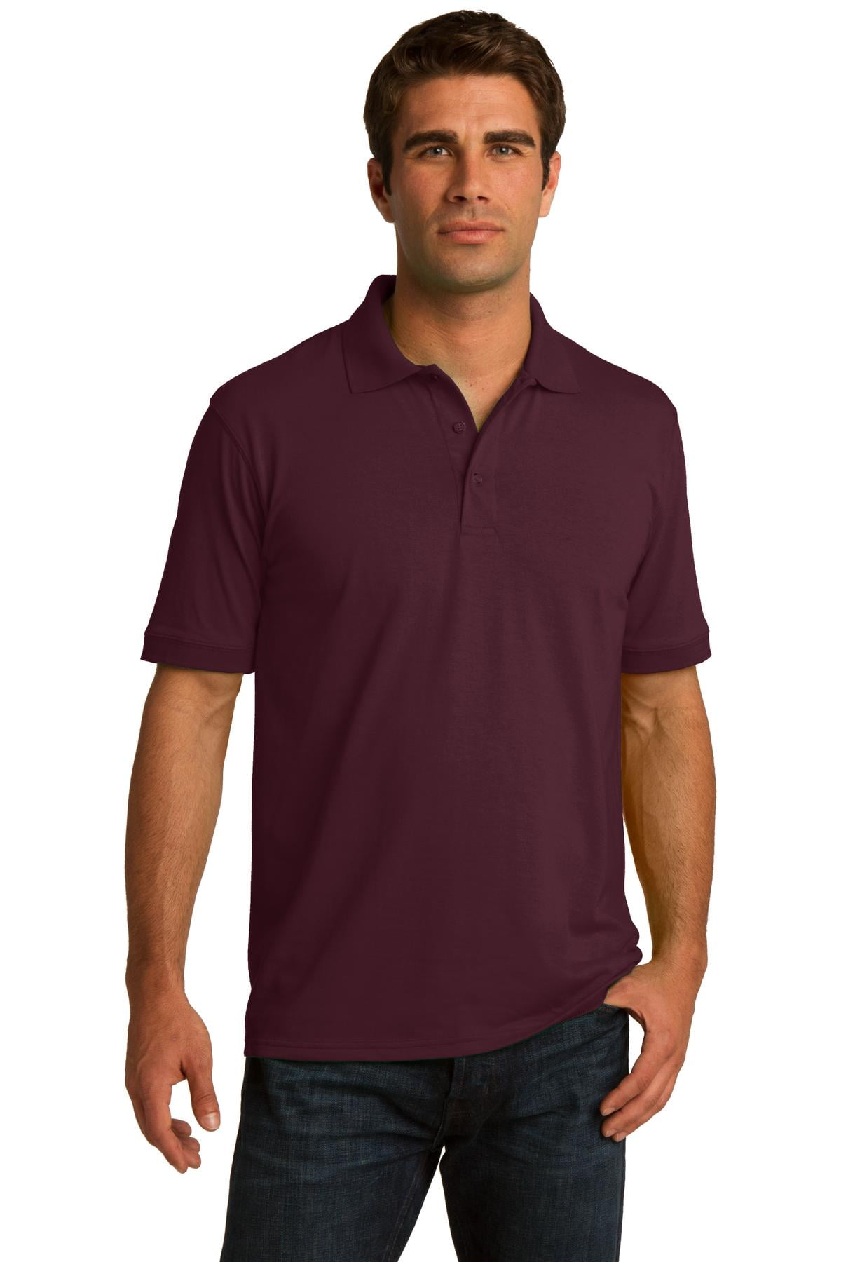 Port & Company 5.5-Ounce Jersey Knit Pocket Polo3XL Ash KP55P Port & Company 5.5-Ounce Jersey Knit Pocket Polo3XL Ash KP55P