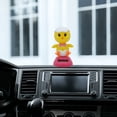 thumbnail image 2 of 1/4 Pieces Easter Rabbit Solar Dancing Toys Bunnies Car Dancer Doll Cute Rabbit with Eggs Car Windowsill Decor Toys SunCatcher Car Desk Decor, 2 of 5