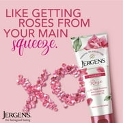 Jergens Rose Body Lotion Butter, with Camellia Essential Oil, Dry Skin Moisturizer, 7 oz