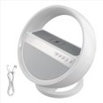 thumbnail image 1 of Altavoz Bluetooth G5 con Carga Rápida Inalámbrica Inteligente Luz de Despertador RGB Colorida Luz Ambiental de Cabecera de Escenario USB, 1 of 9