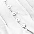 thumbnail image 7 of RYRJJ Womens Henley Shirts Elegant Crochet Lace Long Sleeve Casual Pleated Front Tops Button Down Tunic Flowy Blouses(White,S), 7 of 7