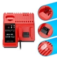 thumbnail image 3 of Cargador de celular Irfora M12-18C Cargador de batería de iones de litio para Milwaukee 12 V 14.4V 18V C1418C 48-11-1815 / 1828/1840 M18 M14 M12 Batería de litio Irfora Cargador de celular, 3 of 5