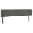 thumbnail image 4 of vidaXL Box Spring Bed with Mattress Dark Gray 72"x83.9" California King Velvet, 4 of 6