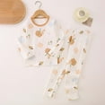thumbnail image 2 of Bovxnpu Boys Girls Outfits Set 2 Piece Loungewear Set, Girls Long Sleeve Shirt and Pants Set for Toddlers Girls Fall Clothes Pajama Set Home Clothes 2-3 Years, 2 of 3